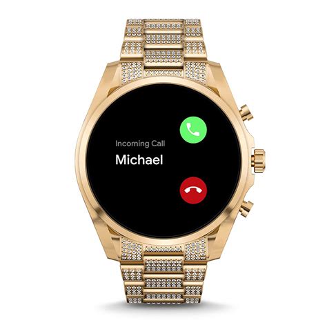 how to turn on michael kors smartwatch|Michael Kors Gen 6 Bradshaw MKT5136 manual.